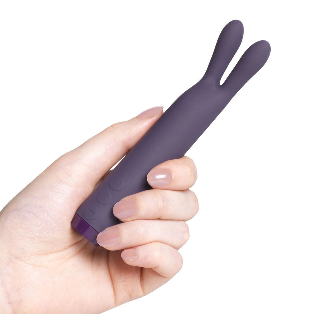 Вибратор с ушками Je Joue - Rabbit Bullet Vibrator Purple, глубокая вибрация фото