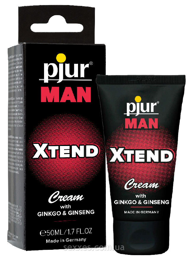 Крем для пеніса стимулюючий pjur MAN Xtend Cream 50 ml, з екстрактом гінкго та женьшеню фото