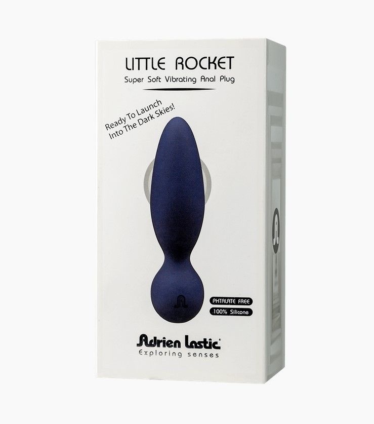 Анальная вибропробка Adrien Lastic Little Rocket макс. диаметр 3,5см, soft-touch фото