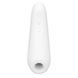 Вакуумный клиторальный стимулятор Satisfyer Curvy 1+ White с управлением через интернет фото 4