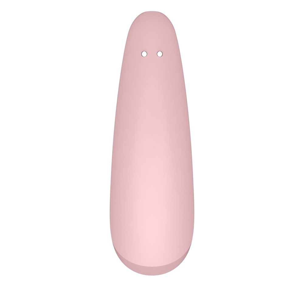 Вакуумный клиторальный стимулятор Satisfyer Curvy 2+ Pink с управлением через интернет фото