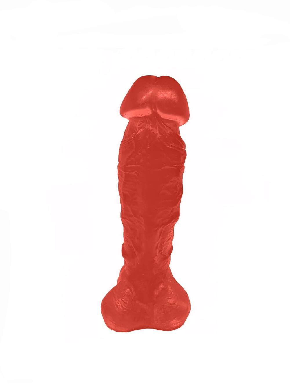 Крафтовое мыло-член с присоской Чистый Кайф Red size XL натуральное фото