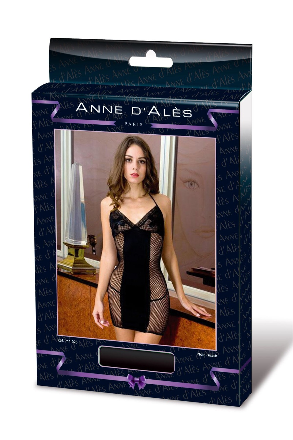 Плаття-сітка Anne De Ales Dernier Tango Black XL фото