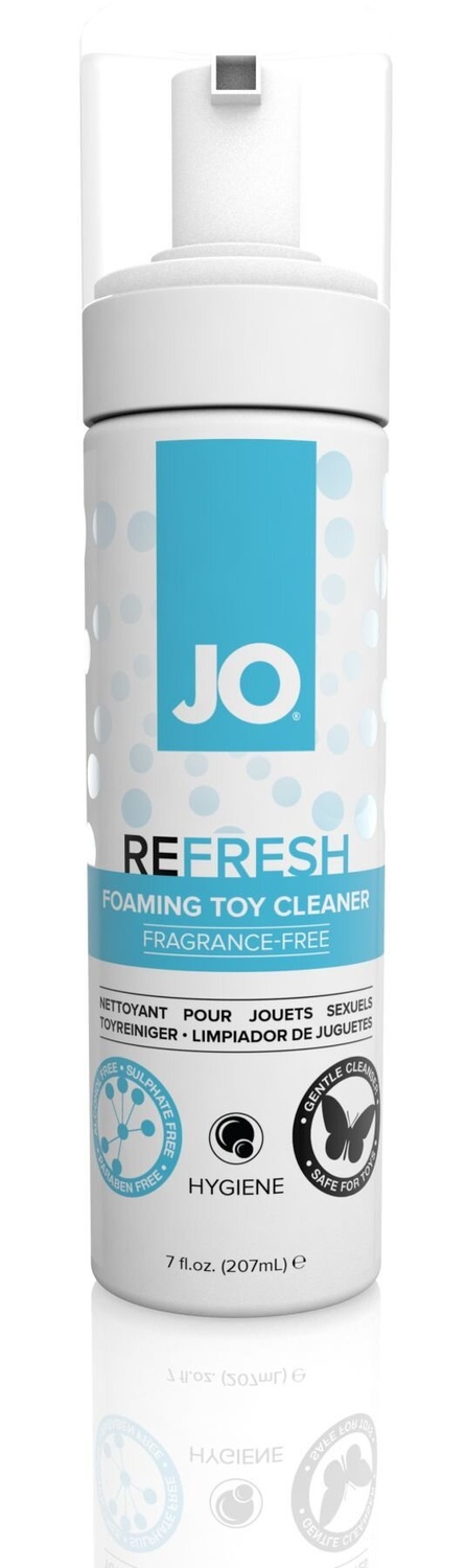 Мягкая пенка для очистки игрушек System JO REFRESH (207 мл) дезинфицирующая, проникает глубоко фото