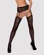 Obsessive Garter stockings S206 black S/M/L фото 1