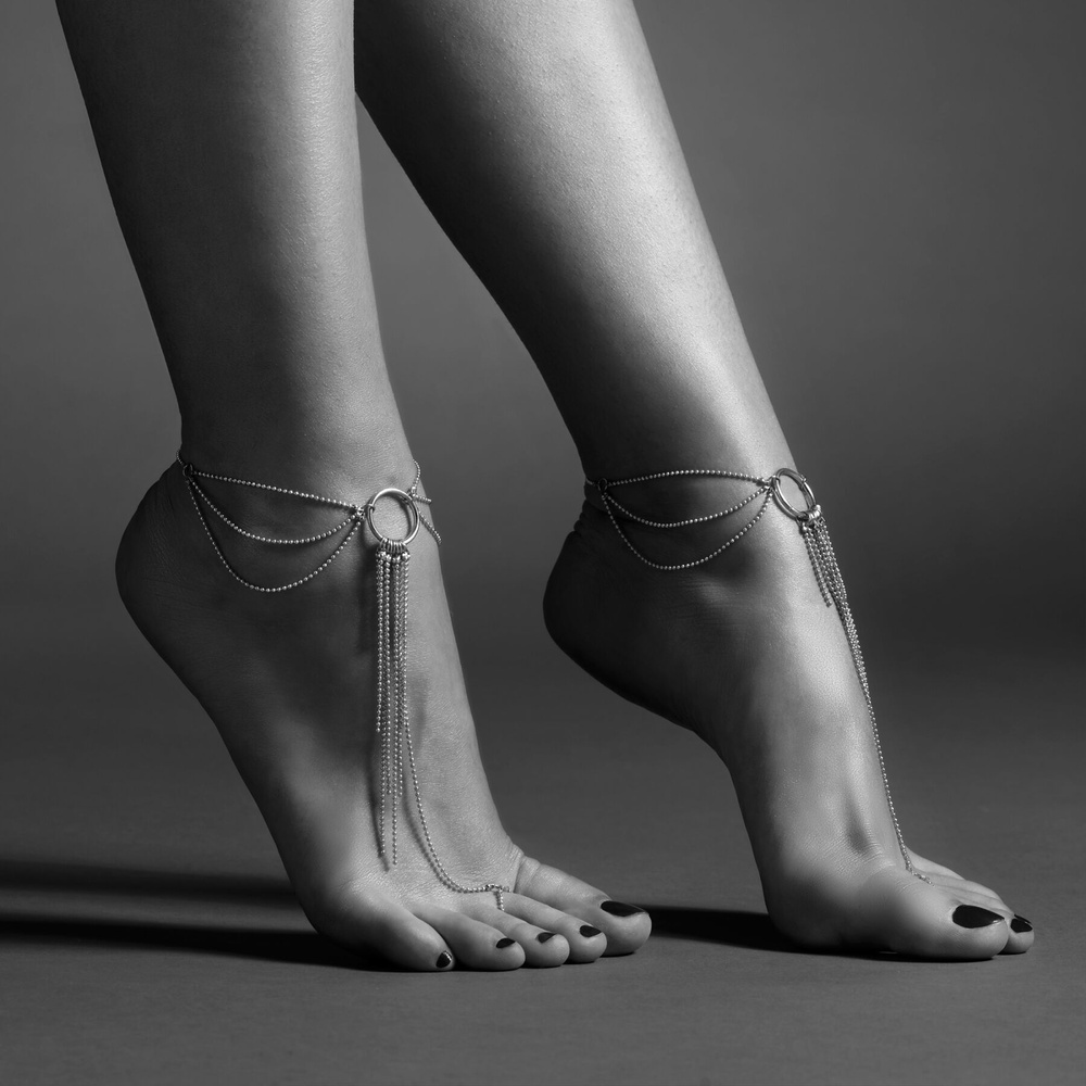 Браслеты для ног Bijoux Indiscrets Magnifique Feet Chain — Gold фото