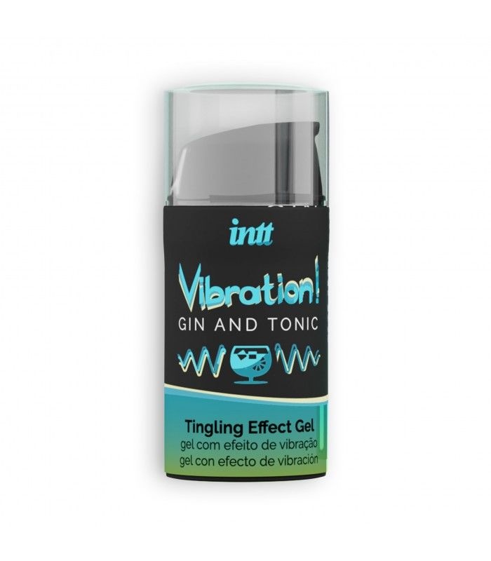 Жидкий вибратор Intt Vibration Gin Tonic (15 мл) EXTRA GREEN фото