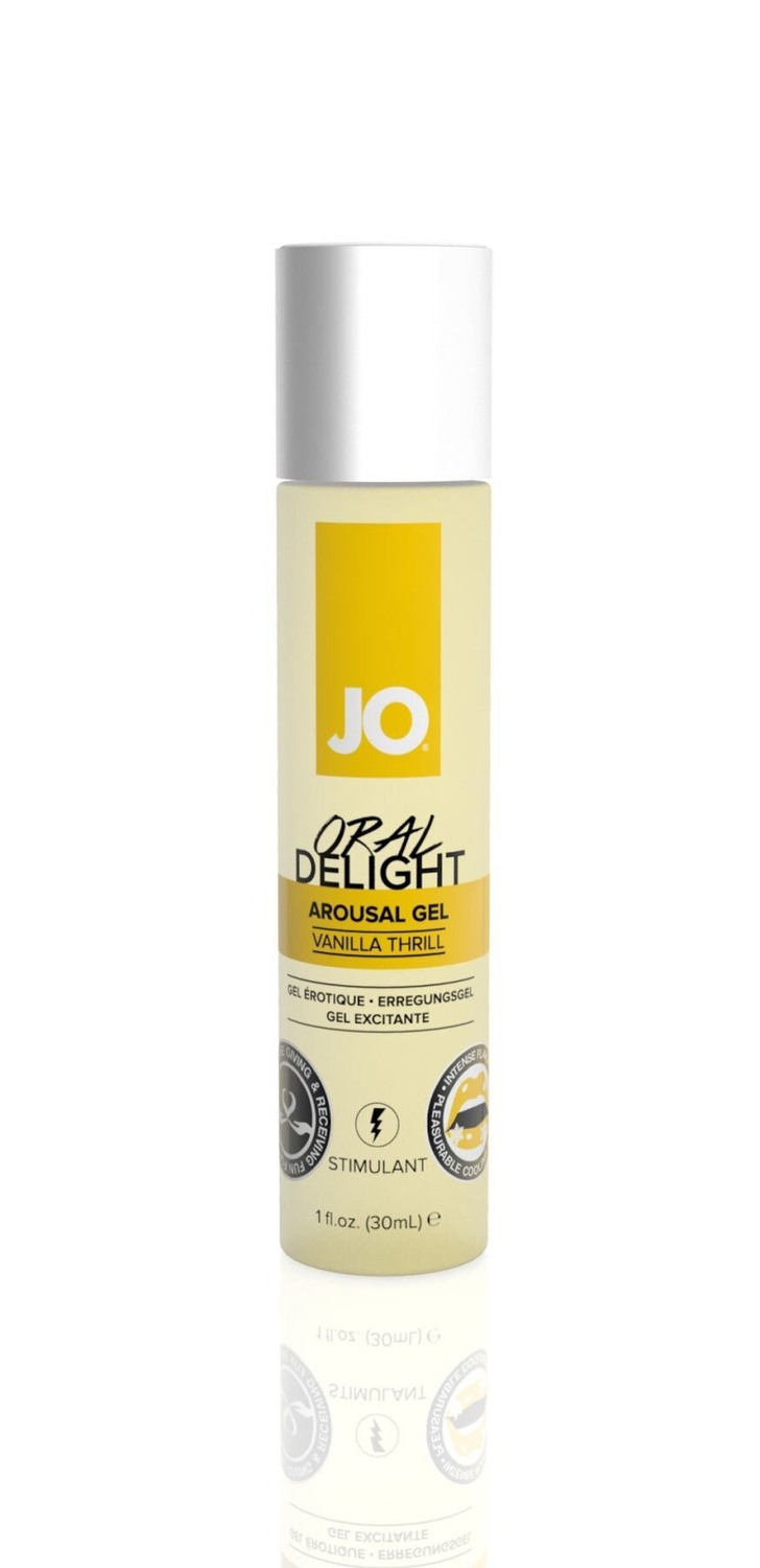 Гель для оральних ласк System JO Oral Delight — Vanilla Thrill (30 мл), ефект холод-тепло фото