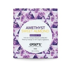 Пробник масажне масло EXSENS Amethyst Sweet Almond 3мл фото