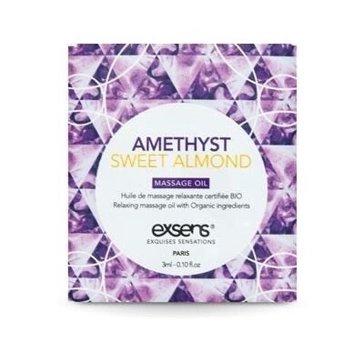 Пробник масажної олії EXSENS Amethyst Sweet Almond 3мл фото