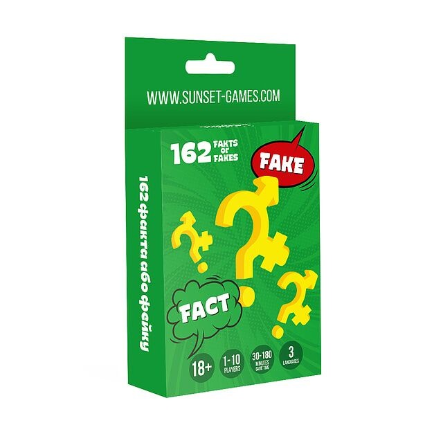 Эротическая игра для пар «162 Fakts or Fakes» (UA, ENG, RU) фото