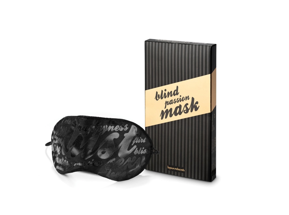 Маска нежная на глаза Bijoux Indiscrets - Blind Passion Mask в подарочной упаковке фото