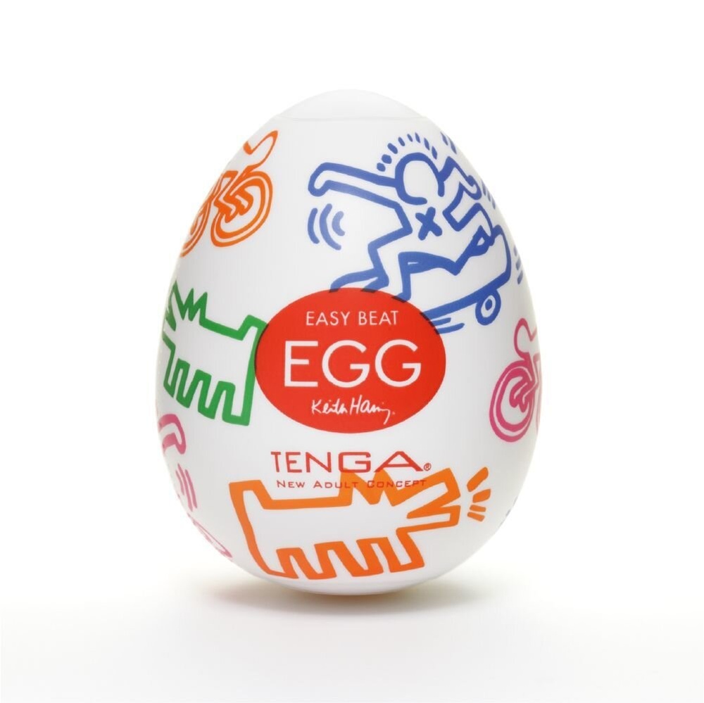 Мастурбатор яйце Tenga Keith Haring EGG Street фото