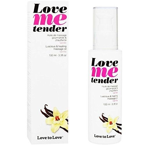 Масажне масло Love To Love LOVE ME TENDER Vanille (100 мл) натуральне без консервантів фото