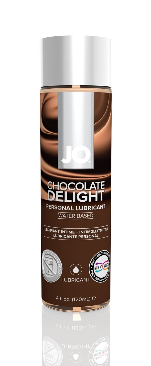 Змазка на водній основі System JO H2O — Chocolate Delight (120 мл) без цукру, рослинний гліцерин фото