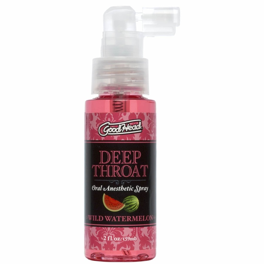 Спрей для минета Doc Johnson GoodHead DeepThroat Spray — Watermelon 59 мл для глибокого мінета фото