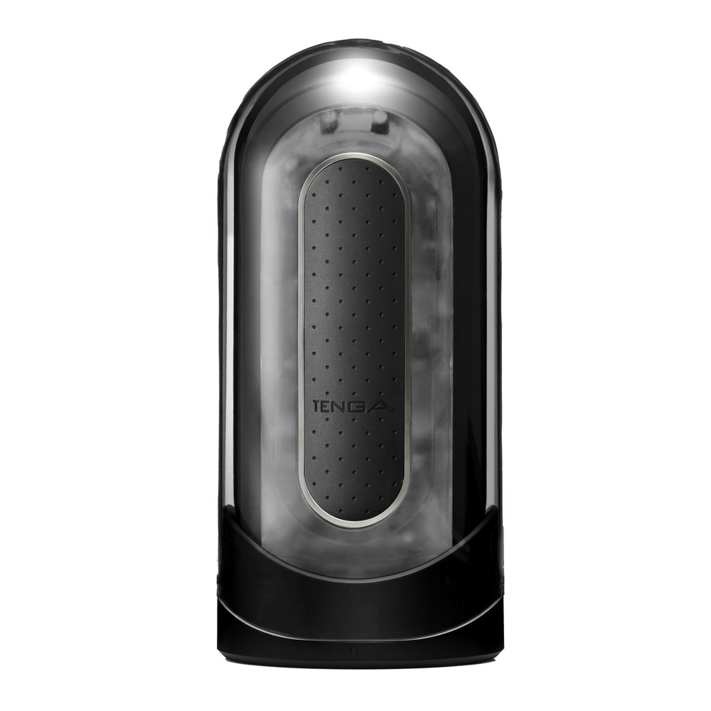 Мастурбатор Tenga Flip Zero Electronic Vibration Black, изменяемая интенсивность, раскладной фото