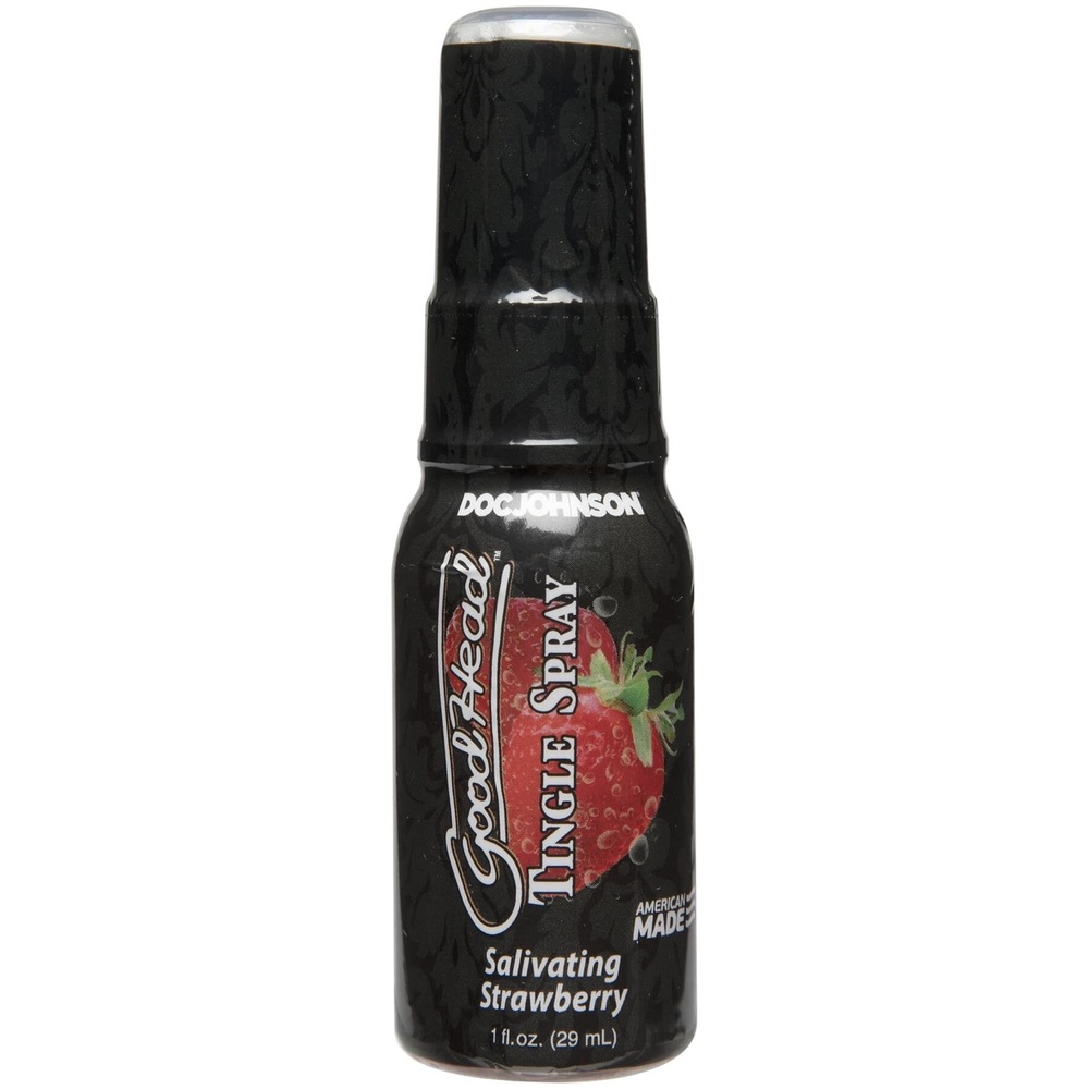 Спрей для мінета Doc Johnson GoodHead Tingle Spray — Strawberry (29 мл) із стимулюючим ефектом фото