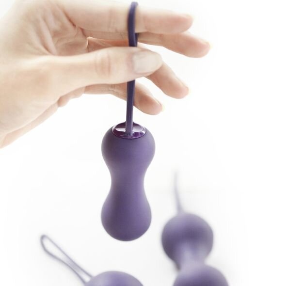 Набор вагинальных шариков Je Joue - Ami Purple, диаметр 3,8-3,3-2,7см, вес 54-71-100гр фото