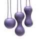 Набор вагинальных шариков Je Joue - Ami Purple, диаметр 3,8-3,3-2,7см, вес 54-71-100гр фото 2
