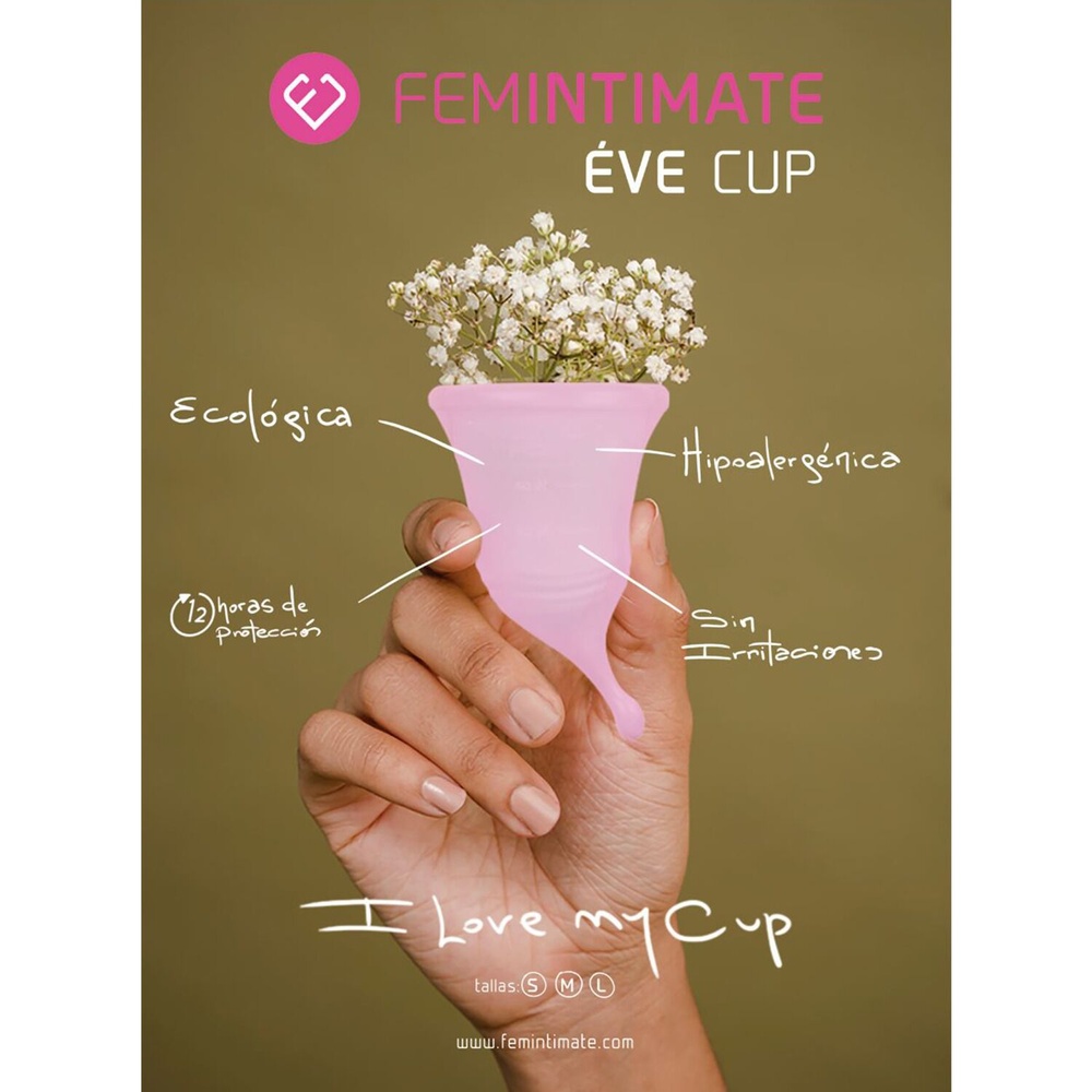 Менструальна чаша Femintimate Eve Cup New розмір L, об’єм — 50 мл, ергономічний дизайн фото