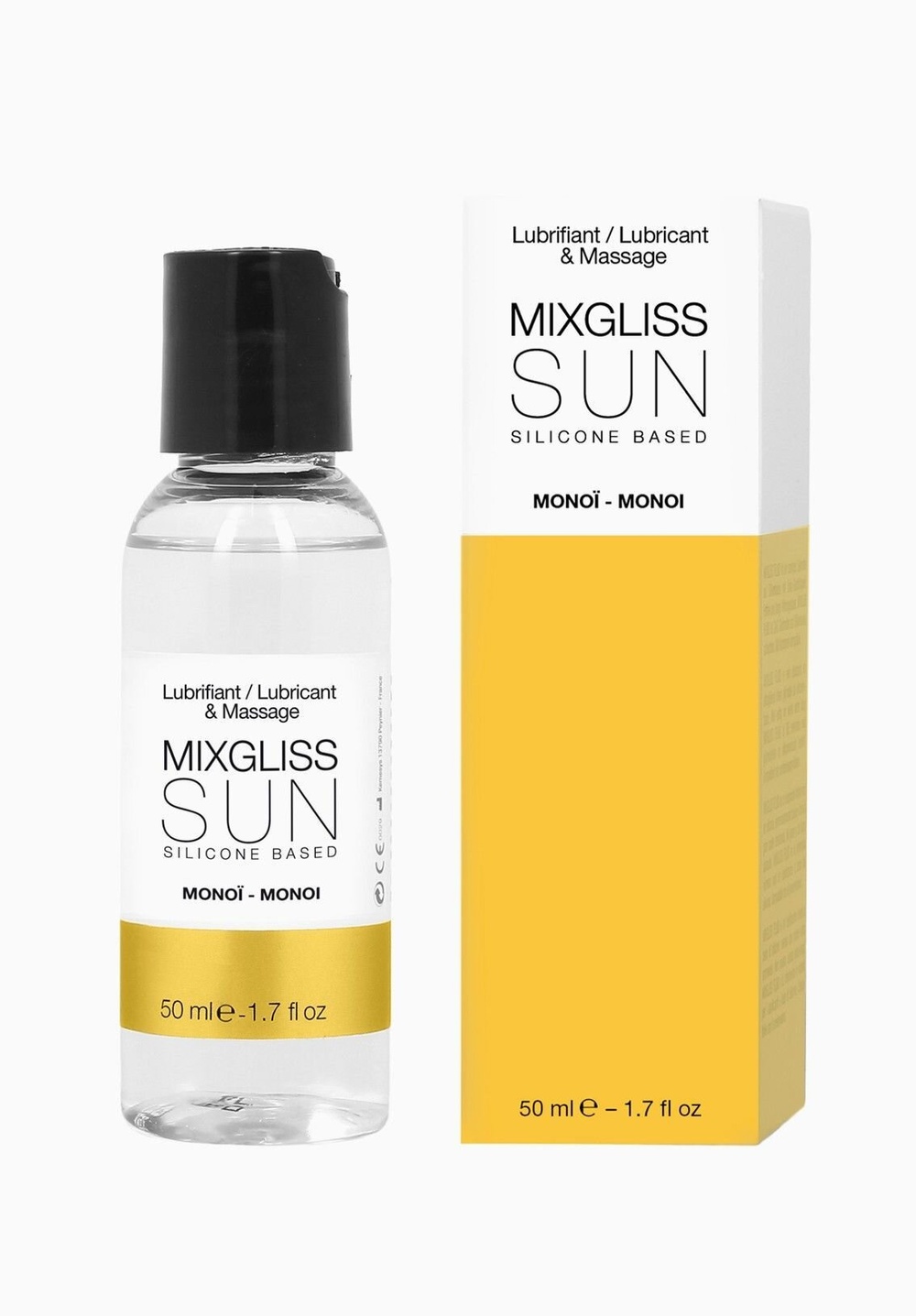 Лубрикант на силіконовій основі MixGliss SUN MONOI (50 мл) з ароматом масла моноі фото
