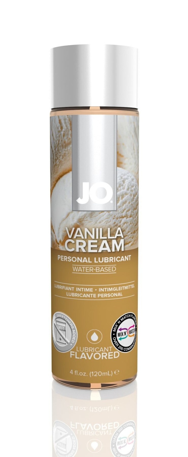 Змазка на водній основі System JO H2O — Vanilla Cream (120 мл) без цукру, рослинний гліцерин фото
