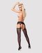 Obsessive Garter stockings S307 black S/M/L фото 4
