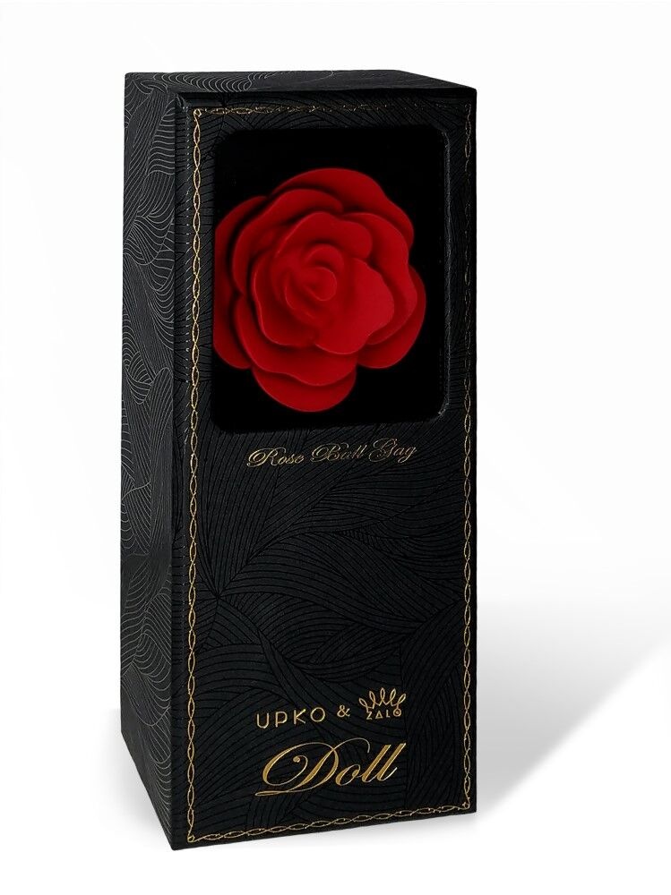Роскошный кляп в виде розы Zalo - Rose Ball Gag, двойное использование фото