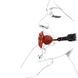 Розкішний кляп у вигляді троянди Zalo - Rose Ball Gag, подвійне використання фото 5