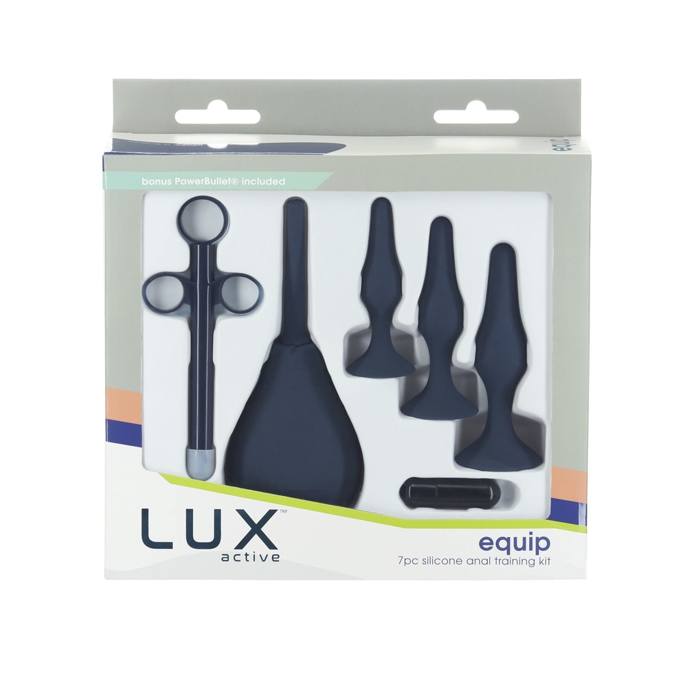 Набор анальных игрушек для новичков Lux Active – Equip – Silicone Anal Training Kit фото