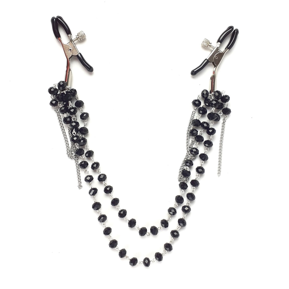 Затискачі для сосків Art of Sex - Nipple clamps Sexy Jewelry Black фото