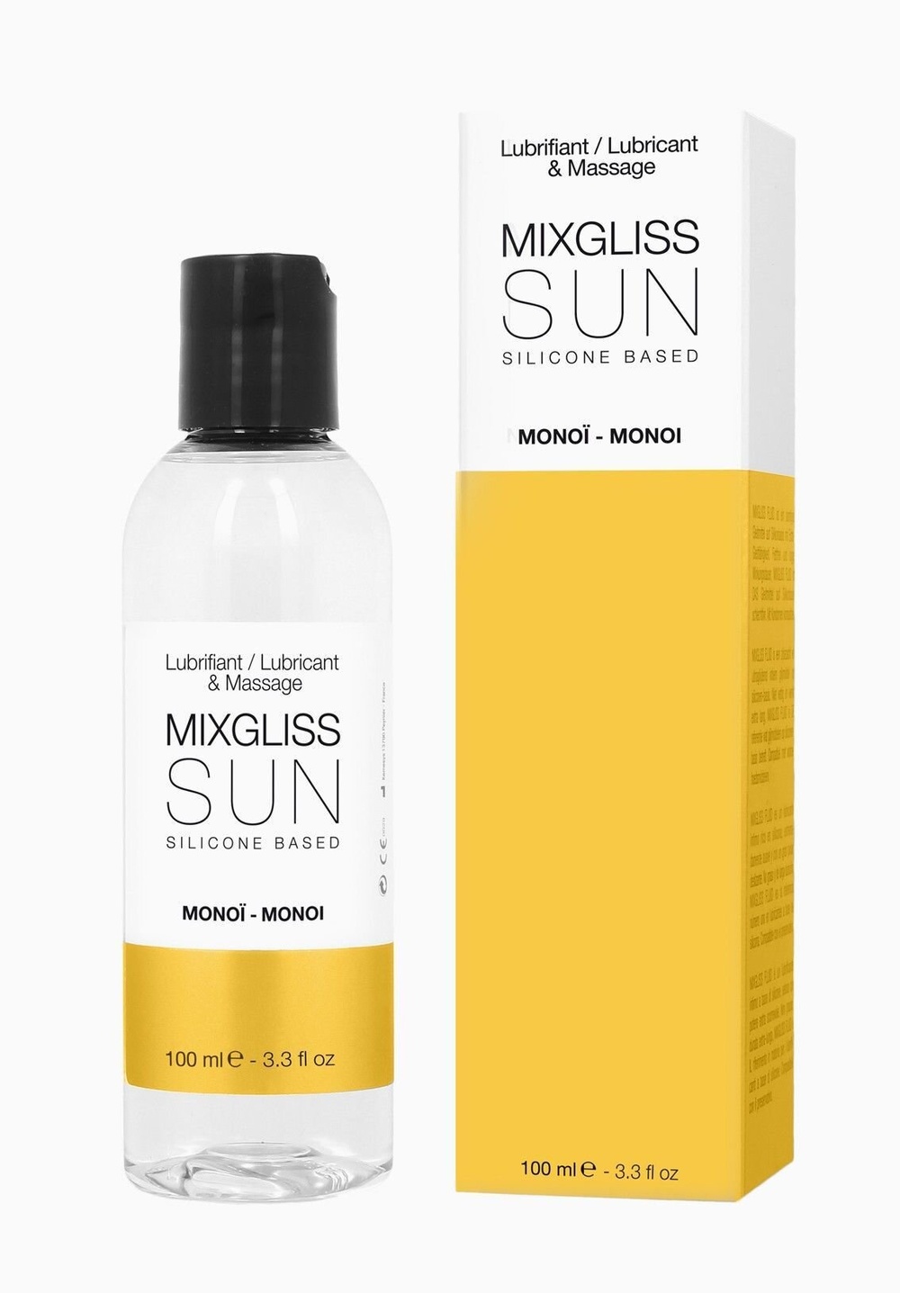 Лубрикант на силиконовой основе MixGliss SUN MONOI (100 мл) с ароматом масла Монои фото