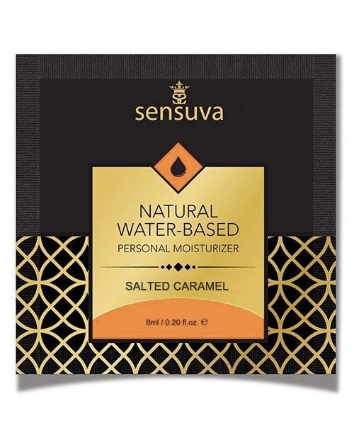 Пробник Sensuva — Natural Water-Based Salted Caramel (6 мл) фото
