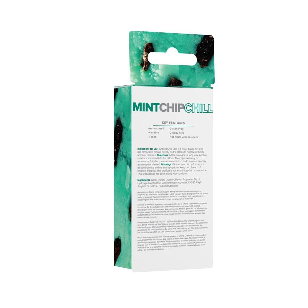 Гель для клітора System JO — Mint Chip Chill (10 мл), можна для поцілунків, вібрація з охолодженням фото