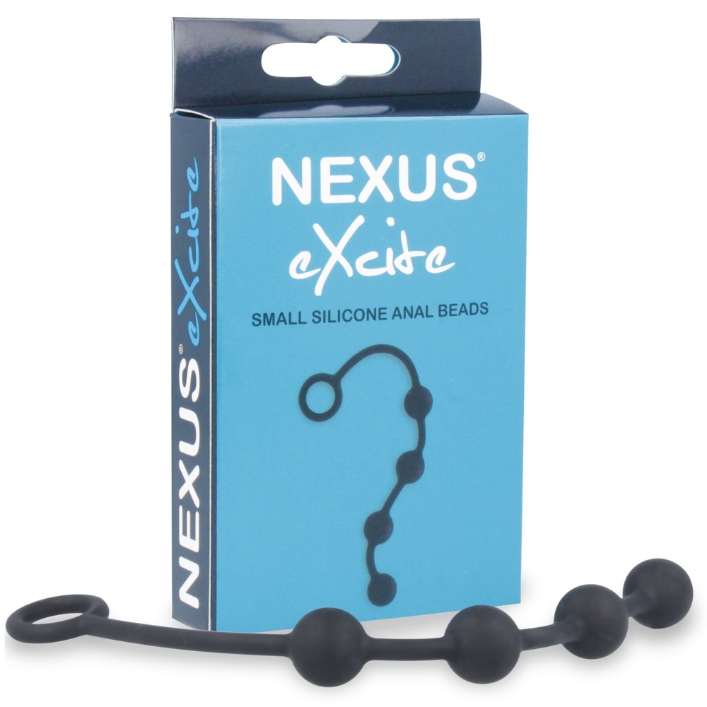 Анальные шарики Nexus Excite Small Anal Beads, силикон, макс. диаметр 2см фото