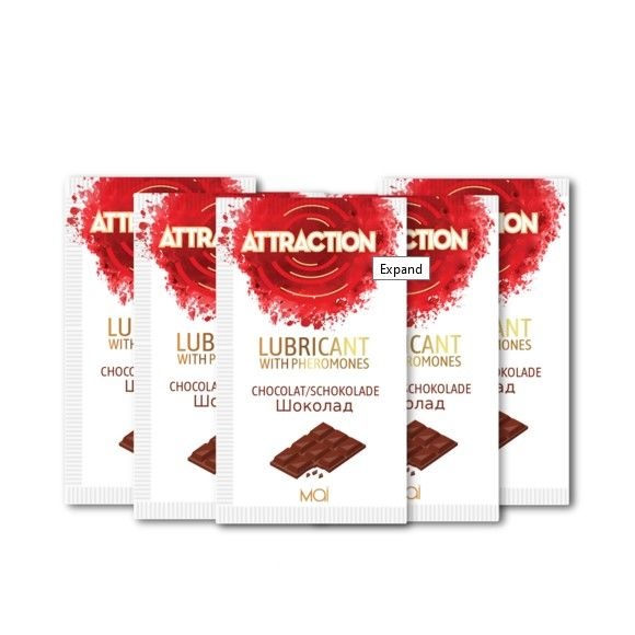 Пробник лубриканта с феромонами MAI ATTRACTION LUBS CHOCOLATE (10 мл) фото