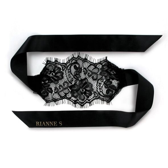 Романтичний набір Rianne S: Kit d'Amour: віброкуля, пір'їнка, маска, чохол-косметичка Black/Pink фото