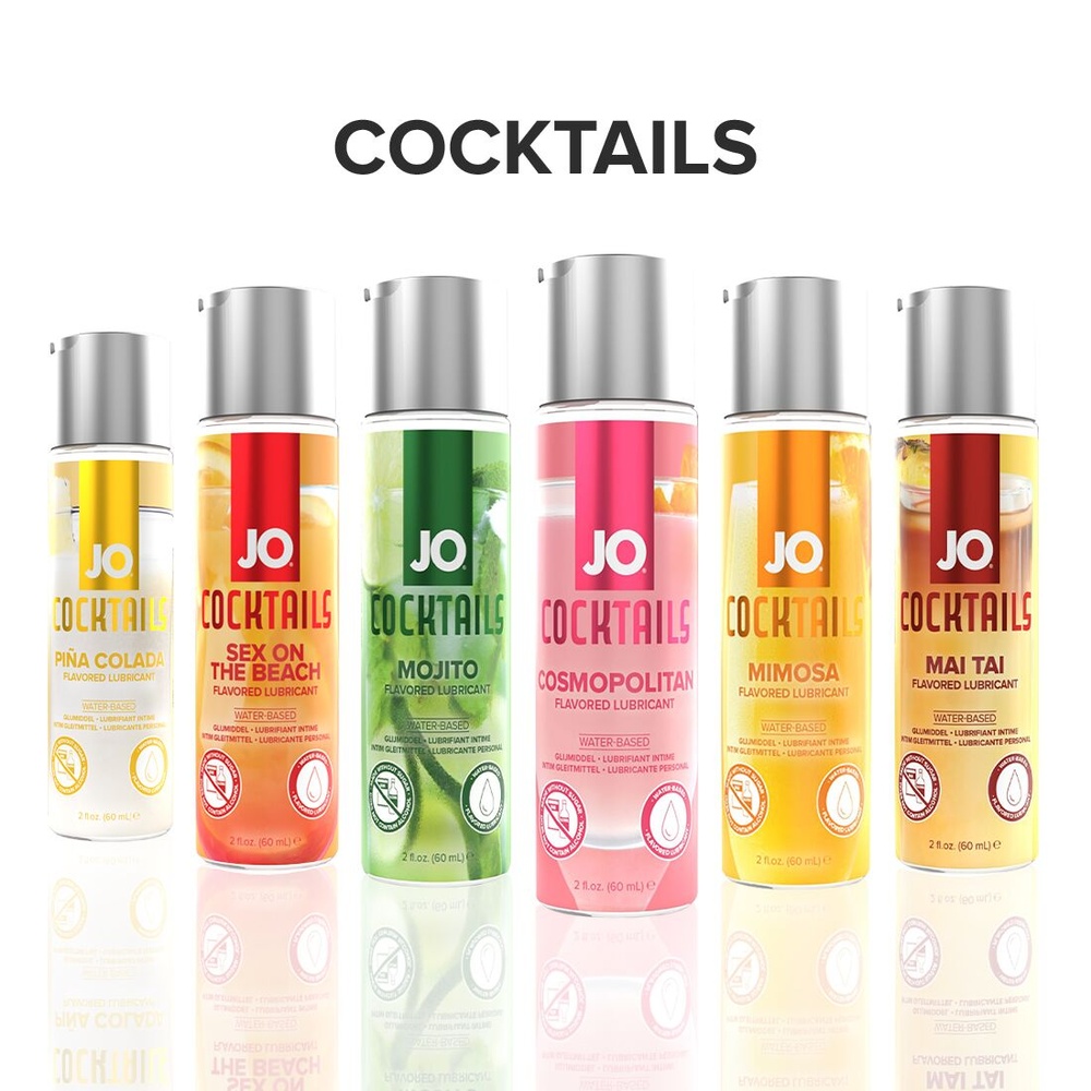 Лубрикант на водній основі System JO Cocktails — Cosmopolitan без цукру, рослинний гліцерин (60 мл) фото