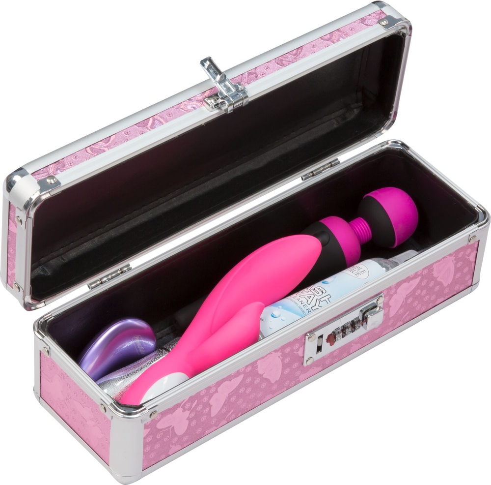 Кейс для зберігання секс-іграшок BMS Factory - The Toy Chest Lokable Vibrator Case з кодовим замком фото