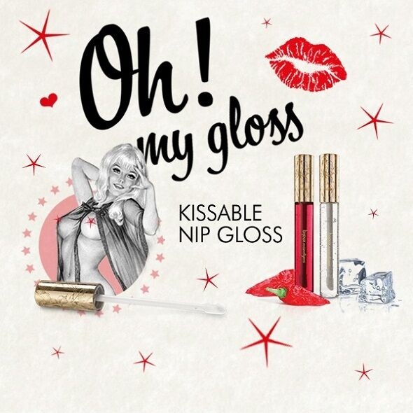 Набор блесков для сосков Bijoux Indiscrets Kissable Nip Gloss DUET (2х13 мл) фото