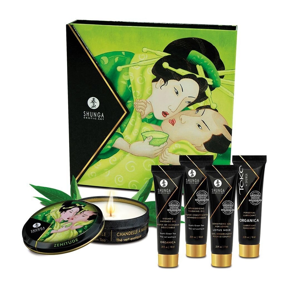 Подарочный набор Shunga GEISHAS SECRETS ORGANICA - Exotic Green Tea: для шикарной ночи вдвоем фото