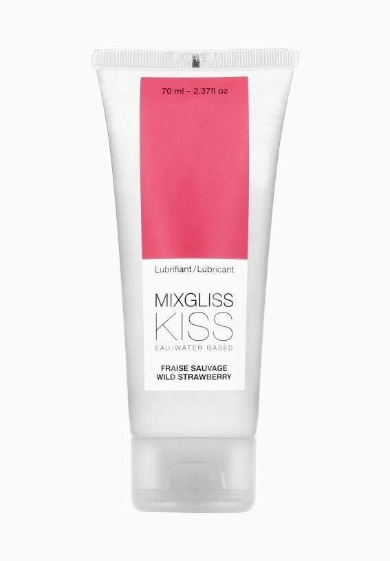 Лубрикант на водной основе MixGliss KISS Wild Strawberry (70 мл) Дикая Клубничка фото
