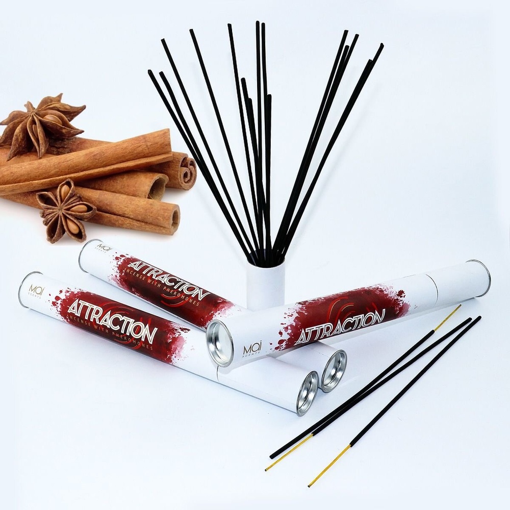 Ароматические палочки с феромонами и ароматом корицы MAI Cinnamon (20 шт) для дома, офиса, магазина фото