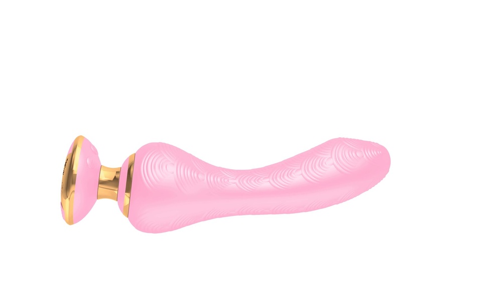 Вибратор для точки G Shunga Sanya Light Pink, гибкий ствол фото