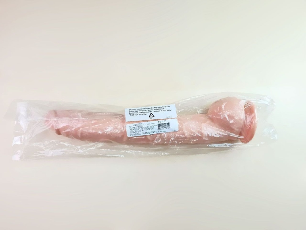 Фалоімітатор Doc Johnson Dick Rambone Cock White (в ПЕ пакеті!), Діаметр 6 см, довжина 42 см, ПВХ фото