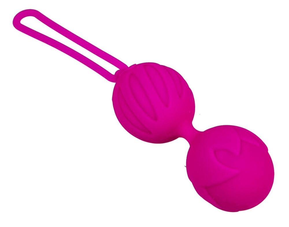 Вагінальні кульки Adrien Lastic Geisha Lastic Balls Mini Magenta (S), діаметр 3,4 см, вага 85гр фото