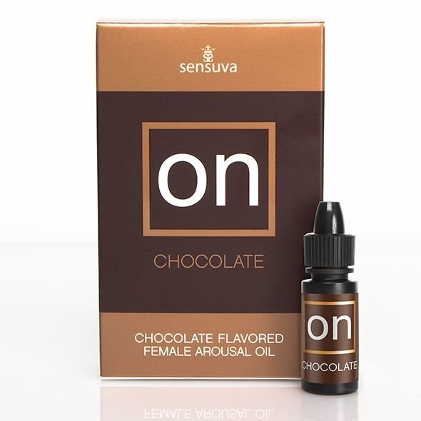 Возбуждающе капли для клитора Sensuva - ON Arousal Oil for Her Chocolate (5 мл) со вкусом шоколада фото