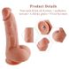 Ультрареалістичний фалоімітатор для секс-машин Hismith 8.3″ 2-layers Silicone Flesh Dildo, двошарови фото 2