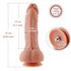 Ультрареалістичний фалоімітатор для секс-машин Hismith 8.3″ 2-layers Silicone Flesh Dildo, двошарови фото 7